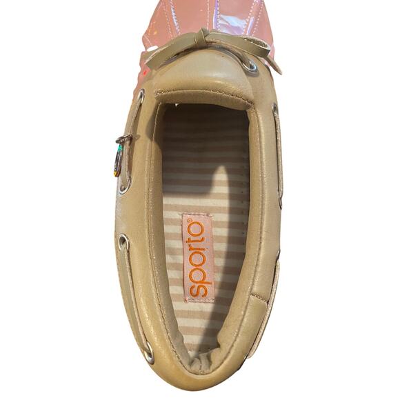 Sporto Paulette Duck Rain Shoes Womens 6MPink Beige Gardening Rubber Soles Snow - Picture 3 of 12